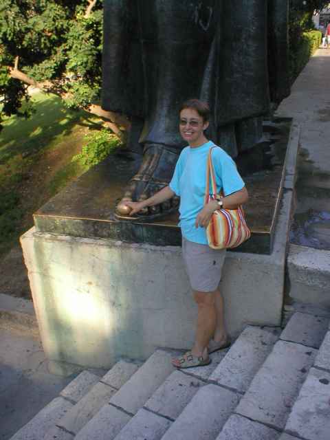 Split, m�ma u sochy s placem pro �t�st�