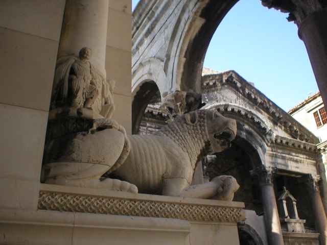 Split, detail Diokleci�nova pal�ce