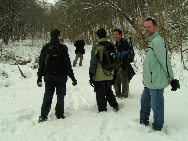 �ek�n� v hlubok�m sn�hu u Karl�ka