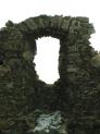 zcenina hradu Kolov, detail okna