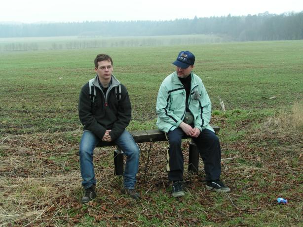 Pikot a Vizi na lavice